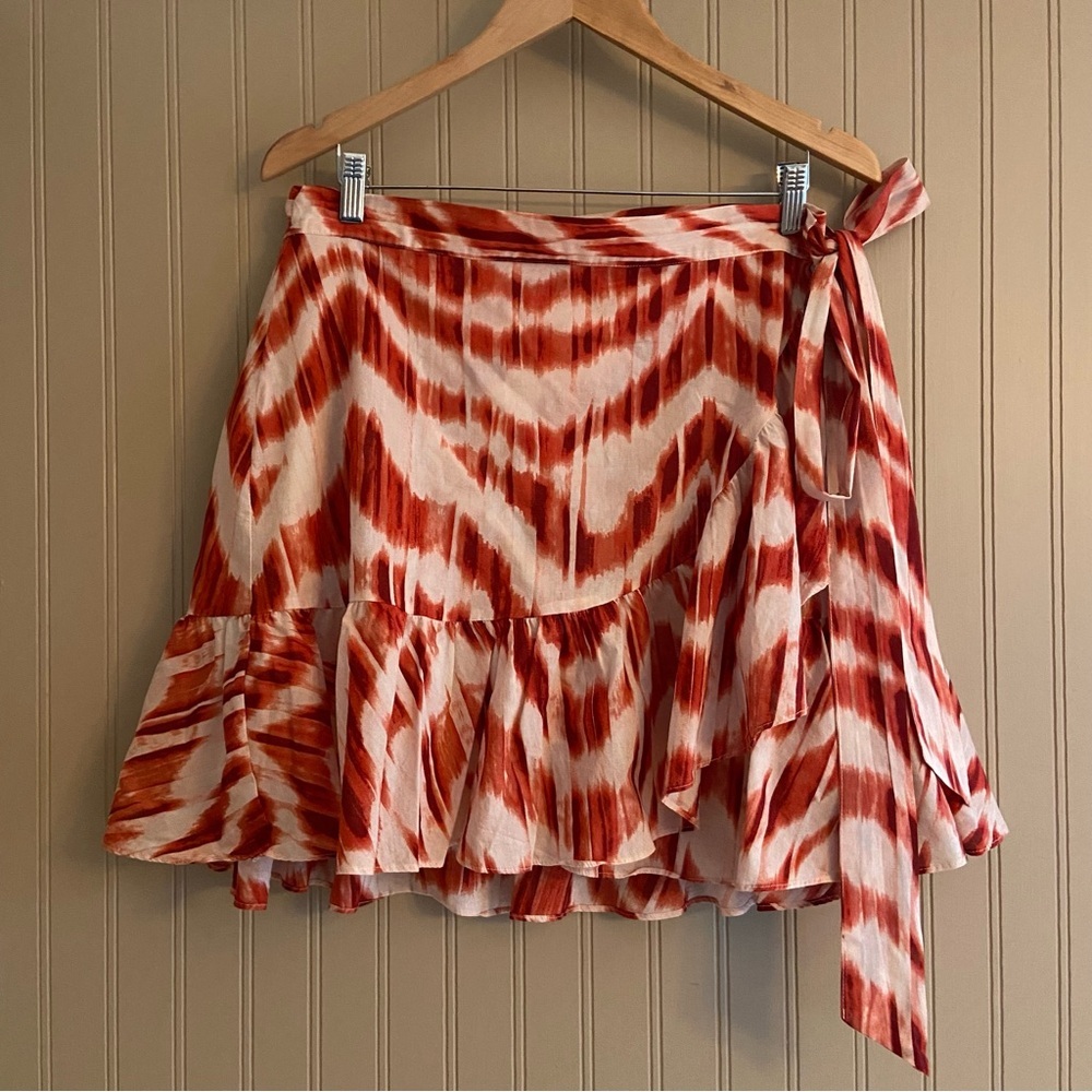 Banana Republic 100% Cotton Tie Dye Wrap Skirt Women’s Size Large